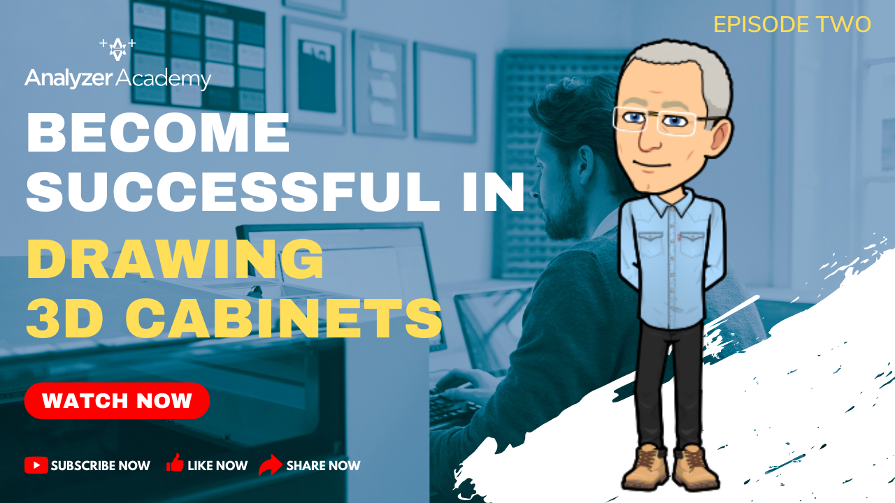 Become successful in drawing 3D Cabinets in AutoCAD