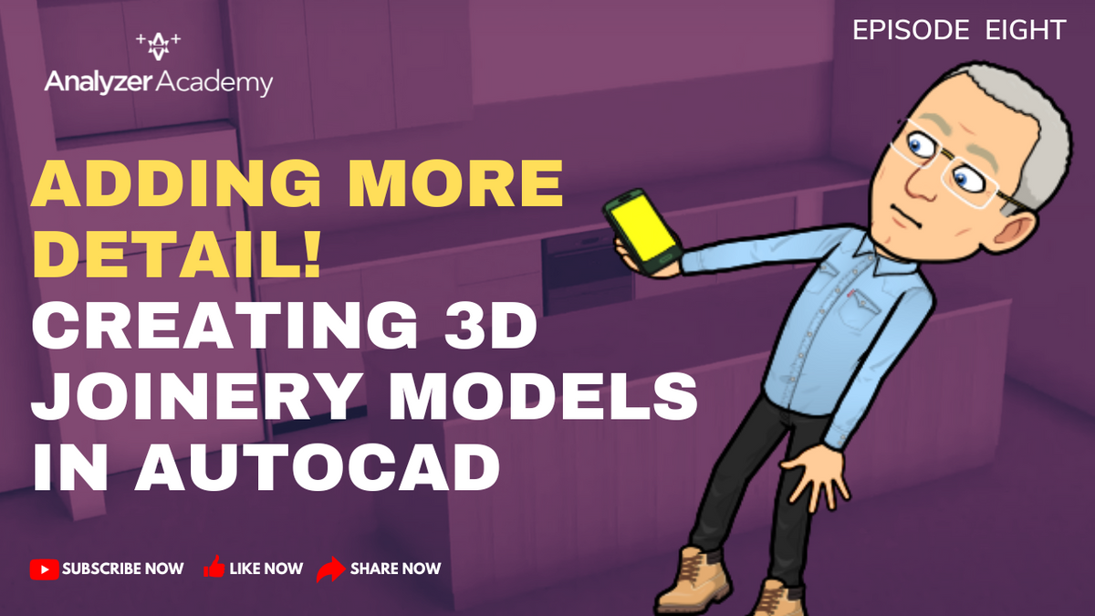 How to add more detail! Adding more dimensions to your joinery models ...